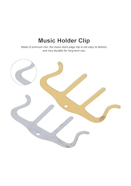Kağıt Tutucu Klip, Hafif M-Şekilli Yapı Müzik Kağıt Rüzgar Klip Kitabı Klip Müzik Kitabı Için Piyano Blad Için Demir Malzeme indirimleri