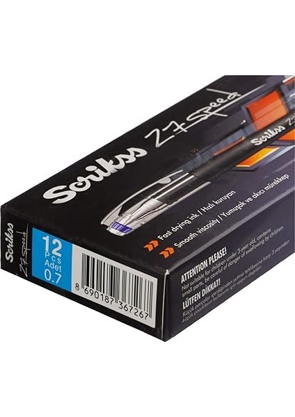 Office Speed Jel Tükenmez Kalem 12'li Ambalaj Mavi 0.7 mm indirimleri