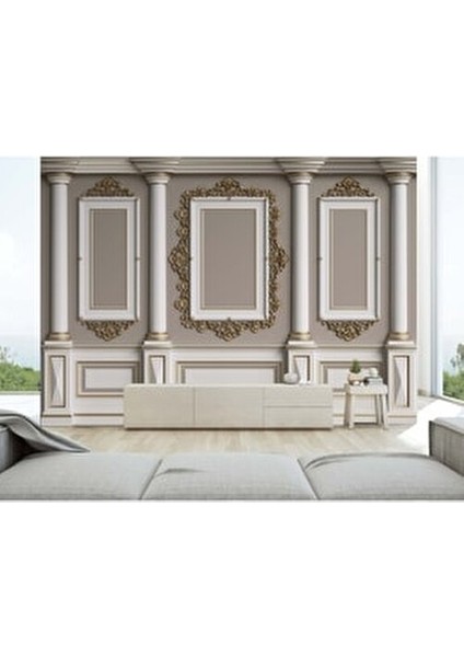 3D Temalı Renkli Duvar Kağıdı Yırtılmaz ve Suya Dayanıklı 280 cm x 250 cm fırsatları