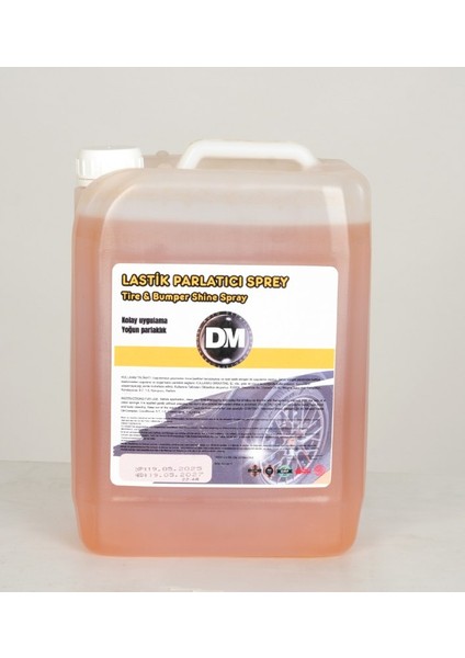 DM Cosmatic Oto Jant Parlatıcı & Lastik Parlatıcısprey 5l 2Lİ SET modelleri