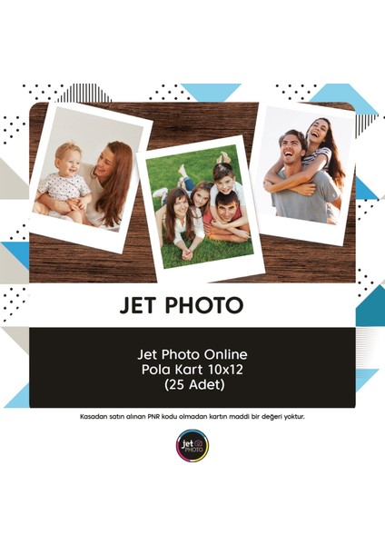 Jet Photo Onlıne Pola Kart 10X12 (25 Adet)