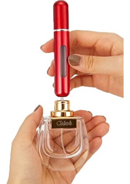 Dolabilir Cep Parfüm Şişesi Şık Alüminyum Gövde ile 4 ml Kapasiteye Sahip fiyatları