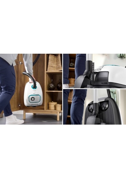 BGL41HYG2H Serie 4, Toz torbalı Süpürge, ProHygienic, Beyaz modelleri