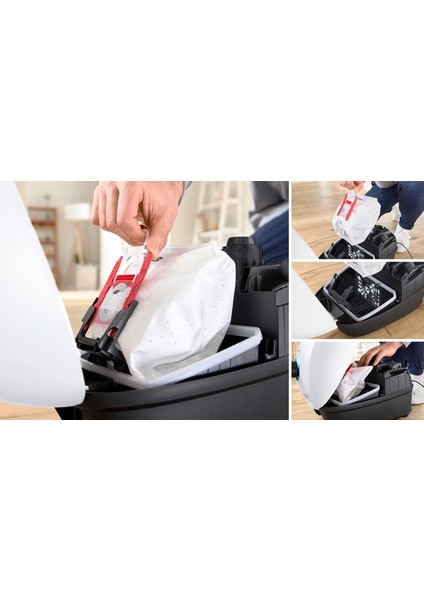 BGL41HYG2H Serie 4, Toz torbalı Süpürge, ProHygienic, Beyaz