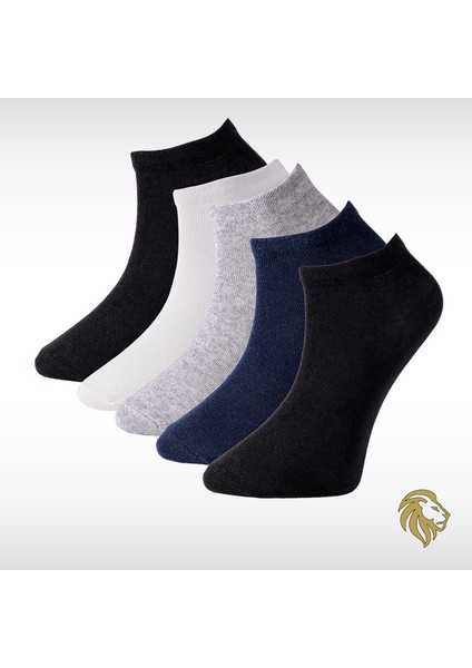 Erkek 5’li Pamuklu Penye Patik Çorap Kısa Terletmeyen F3180GXNS