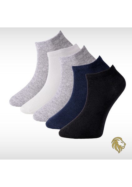 Erkek 5'li Penye Patik Kısa Çorap Premium F3180KXNS