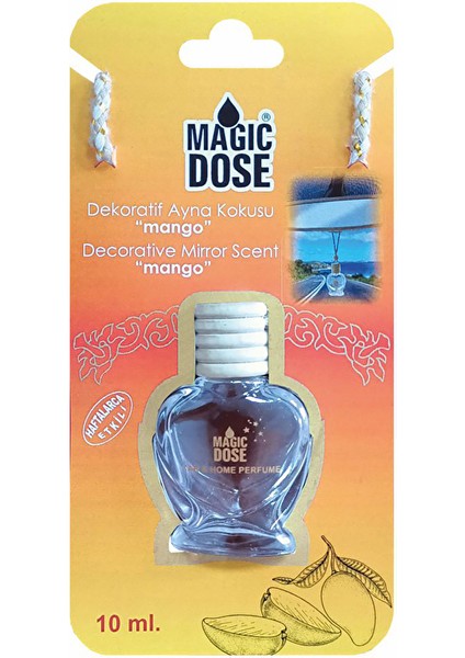 2 Adet Magic Dose Ahşap Oto Kokusu Mango