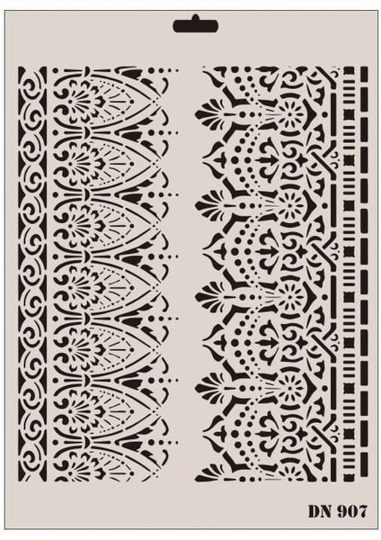 Rich Dantel Seri DN-907 Stencil 35X25 cm