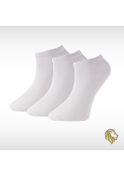 Erkek 3'lü Penye Patik Çorap Kısa Premium F3180GXNS