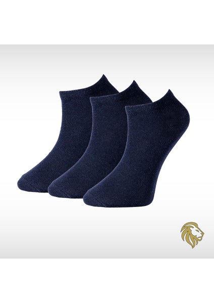 Erkek 3'lü Penye Patik Çorap Kısa Premium F3180GXNS