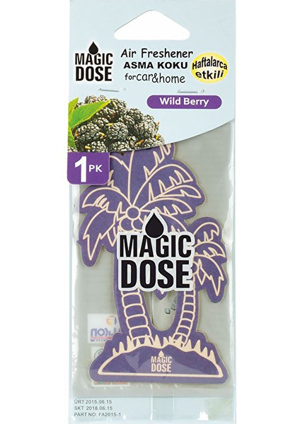 3 Adet Magic Dose Asma Koku Wild Berry