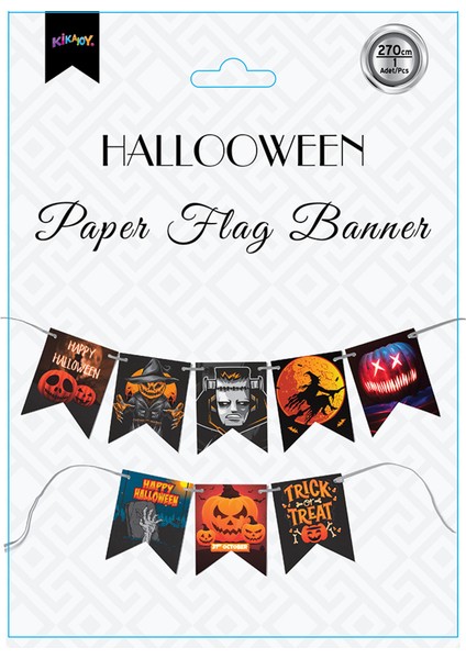 Happy Halloween Harf Afiş 270 cm