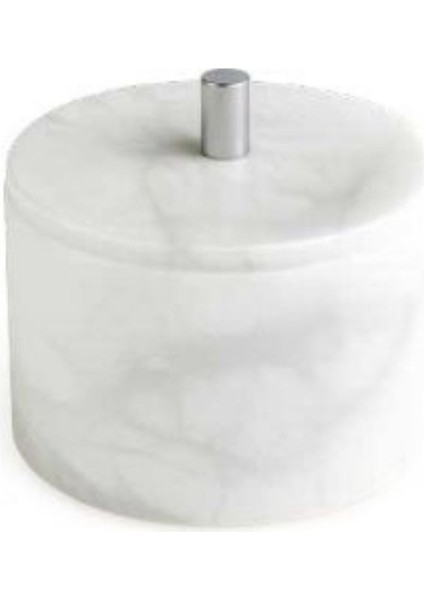 Baster Round Pamukluk, Tezgah Üstü - Doğaltaş/krom