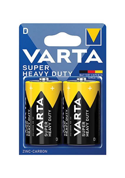 4 Adet Varta Pil Süperlife D 2 Li