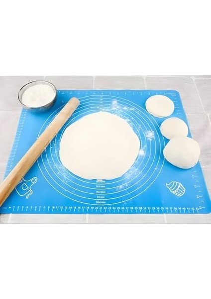 Silikon Hamur Açma Matı, 40X50 Cm, Ölçülü, Kaydırmaz, Yapışmaz fiyatları
