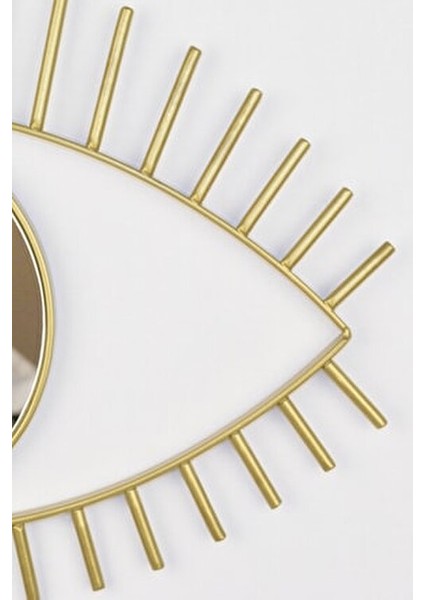 Metal Çerçeveli Altın Oval Göz Ayna 36x62 cm Paslanmaz Özellikli Dekoratif Tasarım fiyatları