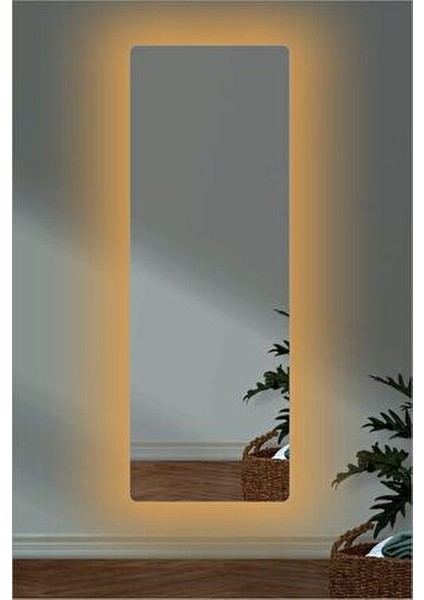 LED Işıklı Boy Aynası 123 x 43 cm Şık Tasarım ve Su Geçirmez Özellik indirimleri