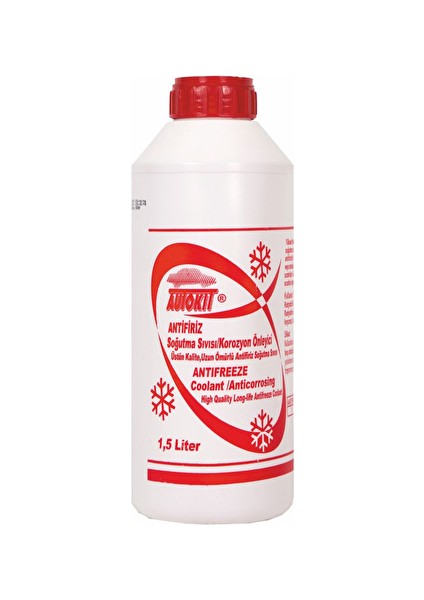 2 Adet Kırmızı Antifreeze (Antifiriz) 1,5l FA1-240