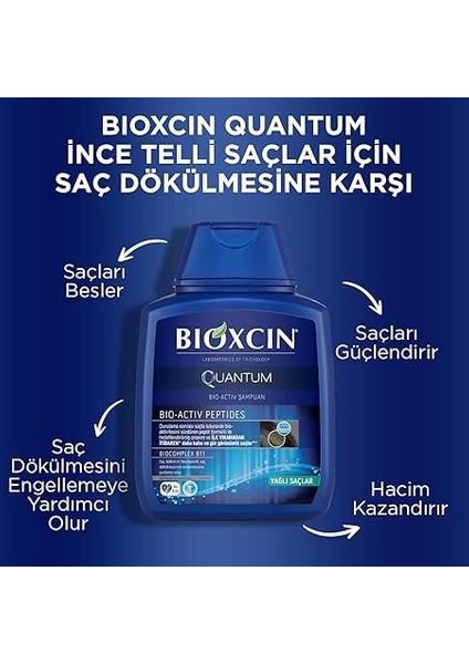 Quantum Bio-Activ Yağlı Saçlar Için 3 Al 2 Öde Şampuan (3 x 300 Ml) fırsatları