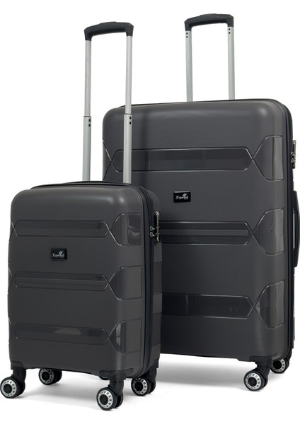 Lucas Polipropilen Kırılmaz Valiz, Kabin Boy&büyük Boy