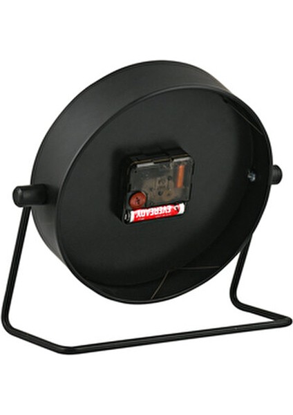 Metal Masa Saati Modern Oval Tasarım 21 x 22 cm Sessiz Mekanizma ile