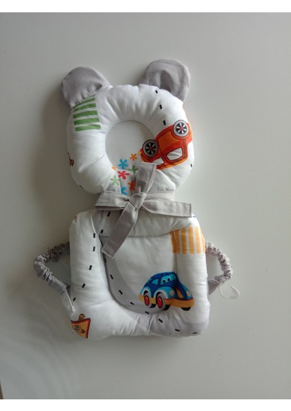 Pamuk Kumaştan Bebek Kafa ve Boyun Koruma Yastığı Boyutlar: 33 x 19 cm