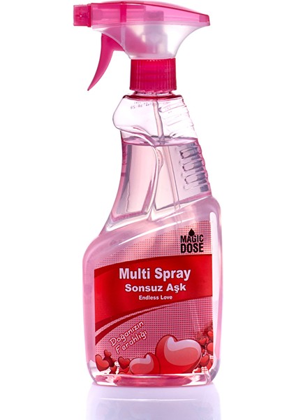 3 Adet Magic Dose Multi Sprey Sonsuz Aşk 500 ml