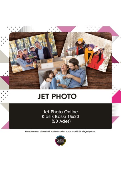 Jet Photo Onlıne Klasık Baskı 15X20 (50 Adet) 3 Adet