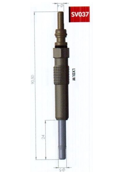 Kızdırma Bujisi 11V Renault Clıo-Megane-Kangoo-Laguna-Master Dacıa Logan Nıssan Mıcra 1.5dizel