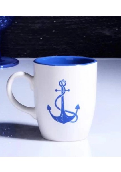 UNS1755 Çapalı Seramik Kupa 10 cm