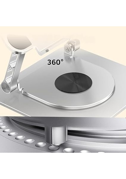 Laptop Standı, Alüminyum Notebook ve Tablet Standı, 360 Derece Dönebilen Katlanır Esnek Yapı, Mac/ipad/laptop/notebook/tablet Ile Uyumlu, (4-12.9 Inç) indirimleri