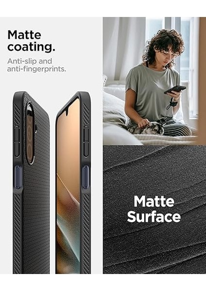 Galaxy A26 ile Uyumlu Liquid Air Matte Black - ACS09290 indirimleri