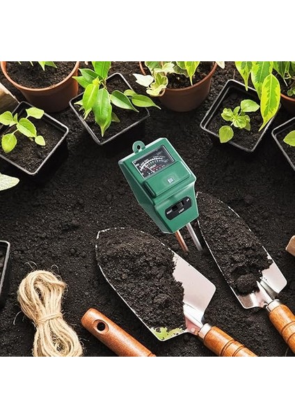 Toprak Ph Ölçer, Nem/güneş Işığı ve Ph Testi Için Dijital 3'ü 1 Arada Toprak Test Kiti, Ev ve Bahçe, Bitkiler, Çimen, Çiftlik, Bitki ve Bahçe Aletleri, Iç Mekan/dış Mekan Kullanımı Için Prob fırsatları