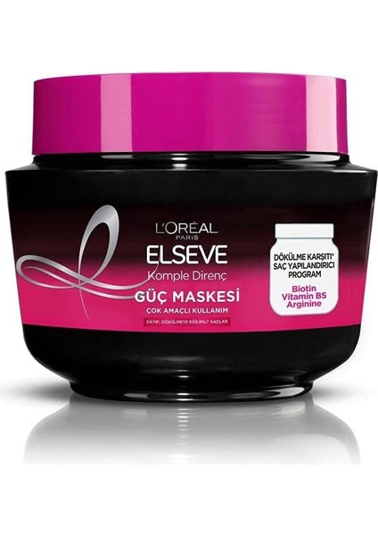 Parıs Elseve Arginine Direnç X3 Dökülme Karşıtı Maske 300 ml fiyatları