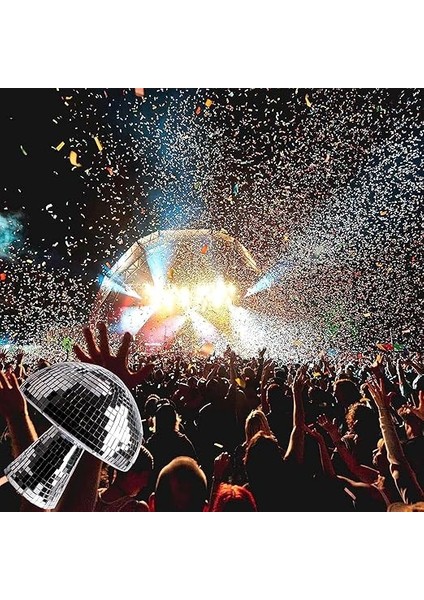 Mantar Disko Küresi, Gümüş Disko Aynası, Top, Parıltılı Ayna, Küre, Parlak Mantar Küre, Ev Dekorasyonu, Sahne Aksesuarları, Dj Işık Efekti, Okul Kutlaması, Parti Ürünü, Oyun Aksesuarı, Masa modelleri
