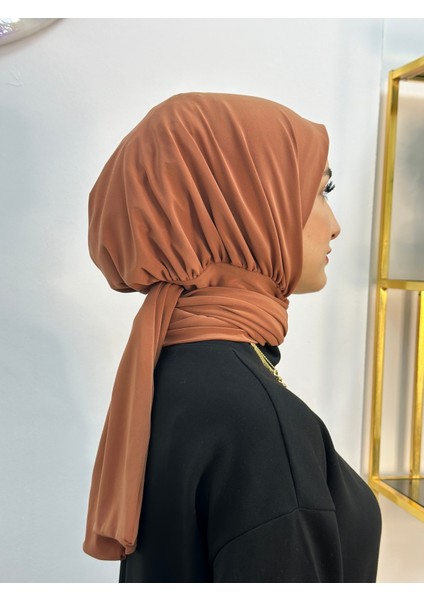 Ithal Kumaş Çıtçıtlı Hazır Şal Iki Sekılde Kullanılır Kiremit Renk fiyatları