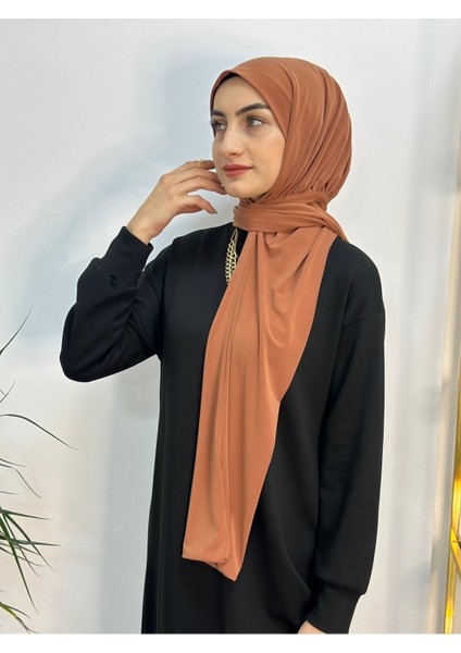 Ithal Kumaş Çıtçıtlı Hazır Şal Iki Sekılde Kullanılır Kiremit Renk fırsatları