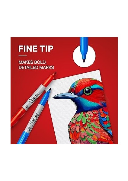 Fine Permanent Markör, 24'lü Karışık Paket indirimleri