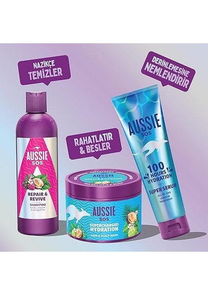 Sos Supercharged Hydration Saç & Saç Derisi Maskesi 500ML, Kuru Saç ve Kuru Saç Derisi Için fırsatları