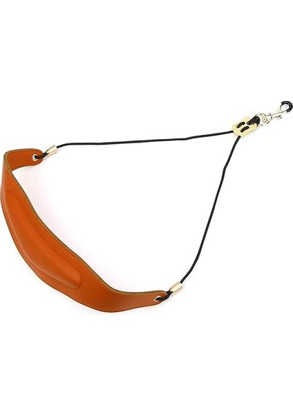 Saksafon Boyun Askısı Saksafon Kayışı, Ayarlanabilir Pamuk Suni Deri Omuz Askısı, Saksafon Için Boyun Askısı, Müzik Aleti Parçaları, Turuncu indirimleri