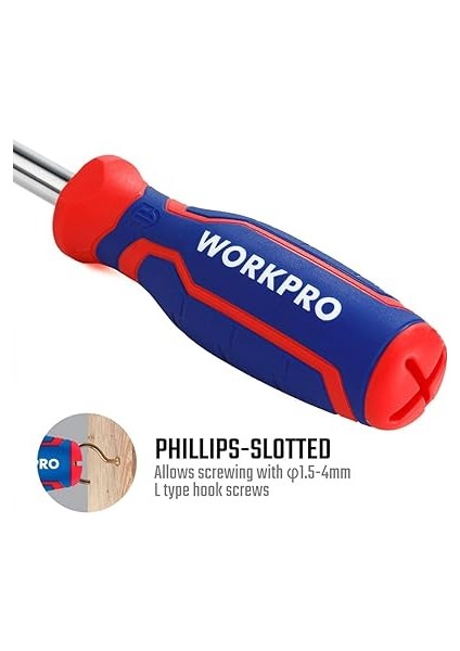 WP221046 6-In-1 Profesyonel Çok Fonksiyonlu Değişken Uçlu Tornavida Seti indirimleri