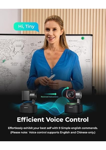 Tiny 2 – Ptz 4K Web Kamerası, Aı Izleme, Sesli Kontrol, Jest Kontrolü, Otomatik Odaklama, Usb3.0, Birden Fazla Mod, Bilgisayar Için Web Kamerası, Konferanslar, Yayın, Görüntülü Telefon, Zoom. indirimleri