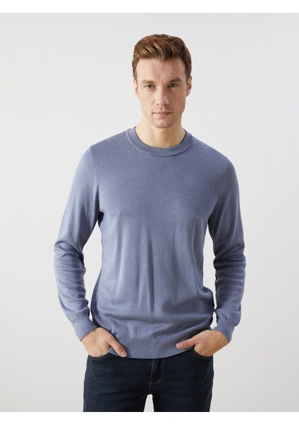 Yeni Sezon Bisiklet Yaka Erkek Triko Kazak