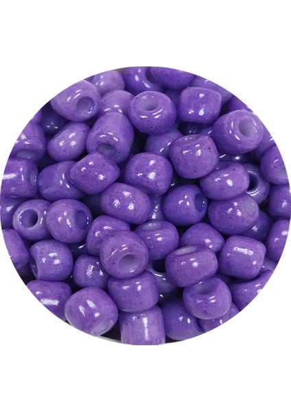 Litaetrend Dökme Cam Kum Boncuk Büyük Boy (6/0) 4 mm - 20 Gram - Mor - BNC080 fiyatları