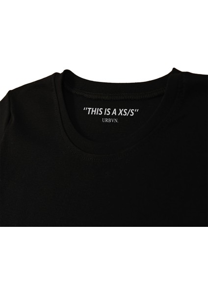 Its Ok Baskılı Siyah Crop Top modelleri