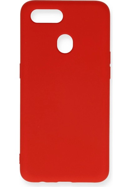 Oppo A12 Kılıf Nano Içi Kadife Silikon - KIRMIZI-(5796) - X450I907-R18450