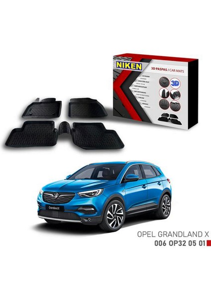 Xmpdby 3D Paspas Opel Grandland x