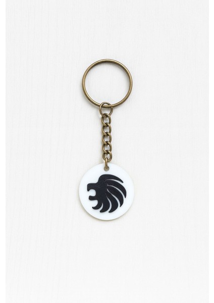 Aslan Burcu Nfc Anahtarlık – Akıllı Temassız Bağlantı Özellikli Burç Anahtarlığı (3,5 Cm)
