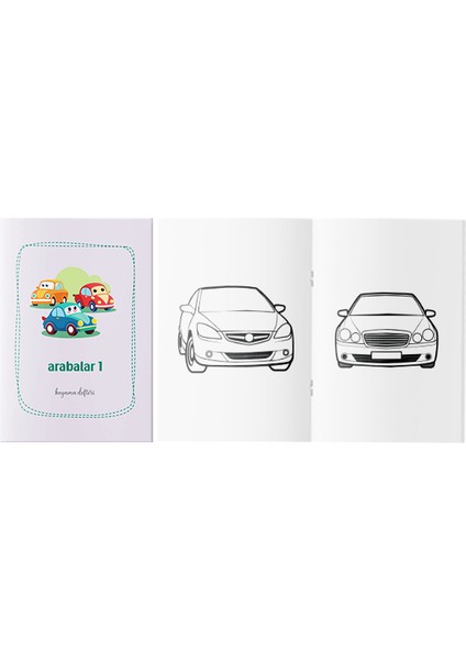 Arabalar Boyama Kitabı 1