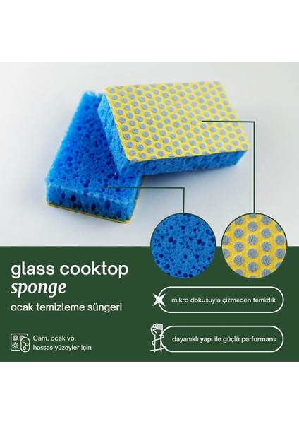 Cam Ocak Temizleme Süngeri 2‘li SB1005 fırsatları